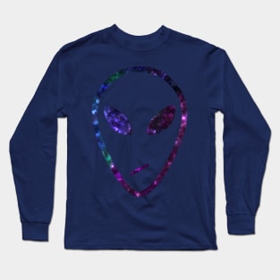 Alien space face / Long Sleeve T-Shirt